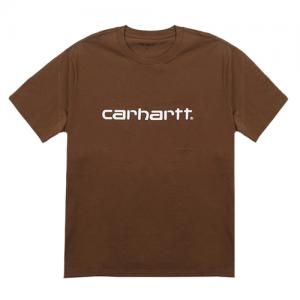 (I023803) SCRIPT T-SHIRT-HAMILTON BROWN