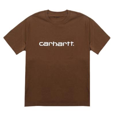 (I023803) SCRIPT T-SHIRT-HAMILTON BROWN