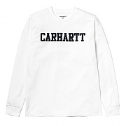 (I024805)L/S COLLEGE T-SHIRT-WHT