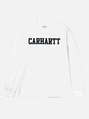 (I024805)L/S COLLEGE T-SHIRT-WHT