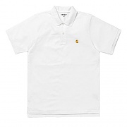 (I024886)S/S CHASE POLO-WHT/GOLD