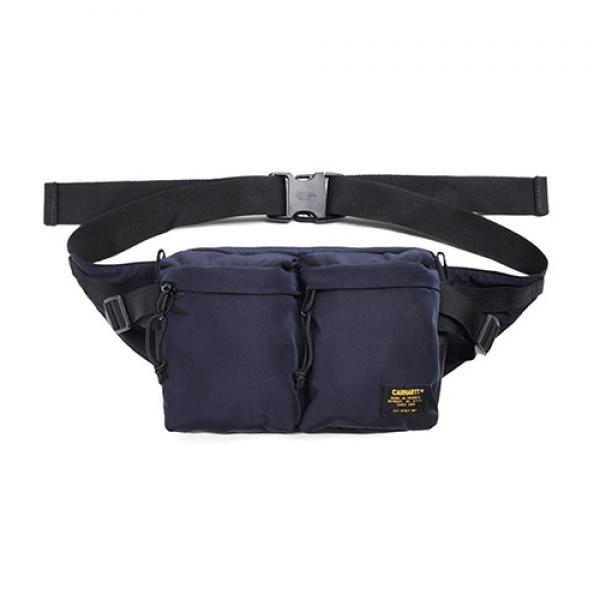 (I024252) MILITARY HIP BAG-DARK NAVY/BLK