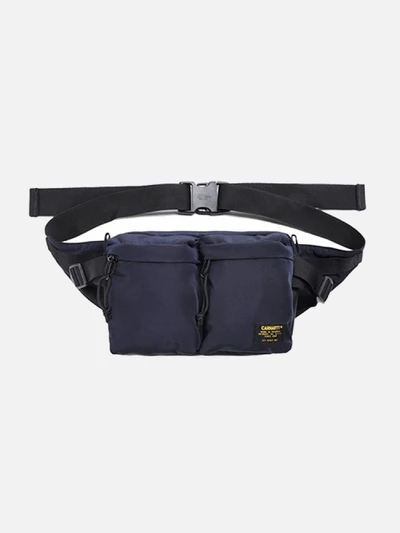 (I024252) MILITARY HIP BAG-DARK NAVY/BLK
