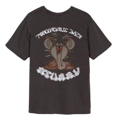 COBRA DAZE PIG. DYED TEE-BLK
