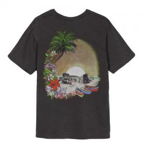 HELLSHIRE PIG. DYED TEE-BLK