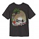 HELLSHIRE PIG. DYED TEE-BLK