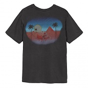 OASIS PIG. DYED TEE-BLK