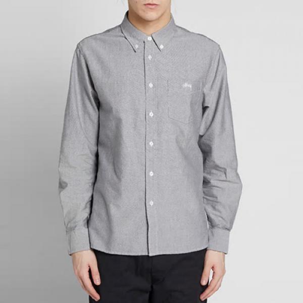 CLASSIC OXFORD L/SL SHIRT-BLK