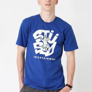 STUSSY ENT. TEE-D BLUE