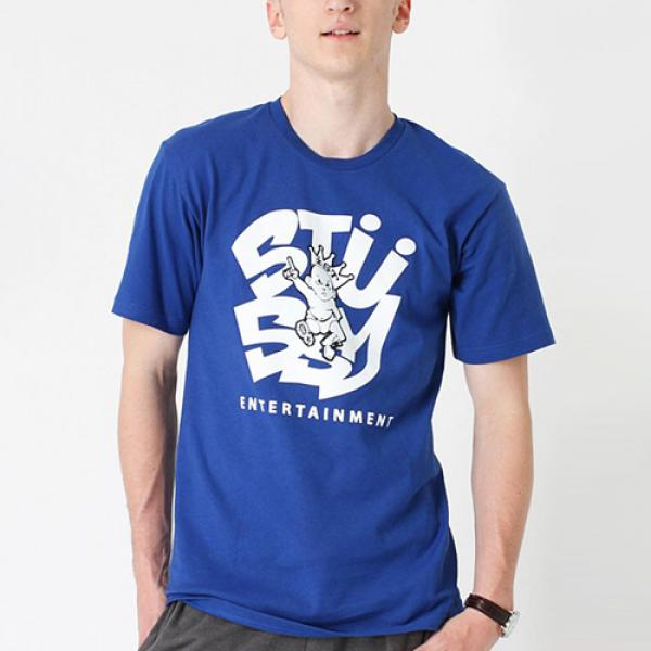 STUSSY ENT. TEE-D BLUE