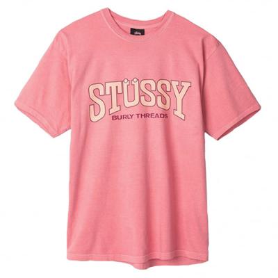 BURLY THREADS PIG. DYED TEE-PINK