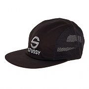 SIDE MESH NYLON CAMP CAP-BLK