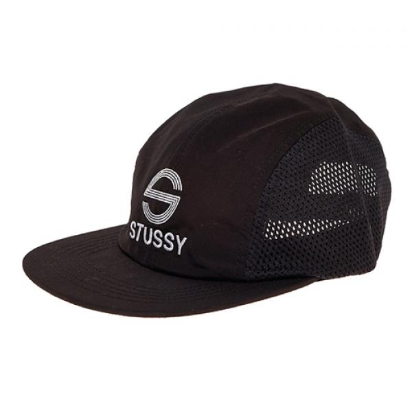 SIDE MESH NYLON CAMP CAP-BLK