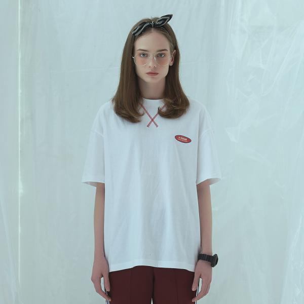 [] ANOTHER FRAME - A-FRAME CIRCLE LOGO T-SHIRT (WHITE)  Ƽ Ƽ