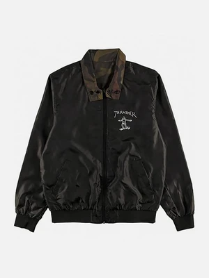 곤즈 리버시블 코치자켓 BLACK/CAMO