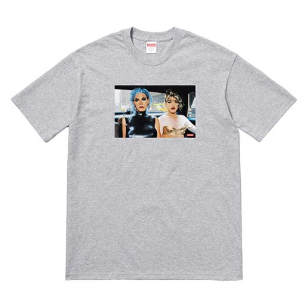 NAN GOLDIN MISTY AND JIMMY PAULETTE TEE -GREY
