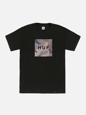 RIPSTOP CAMO BOX LOGO TEE-BLACK