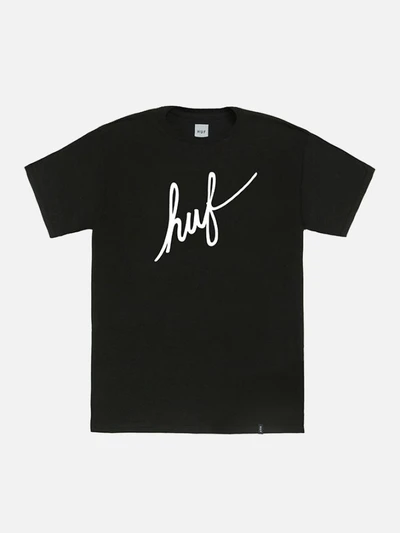 DEMI SCRIPT TEE-BLACK