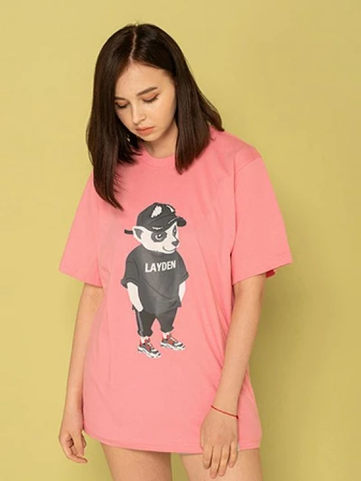 HIGHEND LAYGOM S/S TEE-PINK