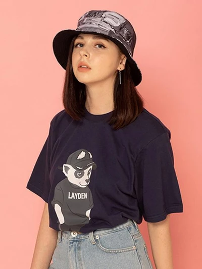 HIGHEND LAYGOM S/S TEE-NAVY