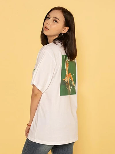 TENNIS PINUP S/S TEE-WHITE