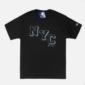 (GT280) NYC 그래픽 반팔티 (Y07034) BLACK
