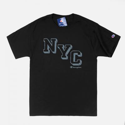 (GT280) NYC 그래픽 반팔티 (Y07034) BLACK