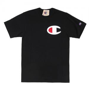 (GT19) 자수 C 헤리티지 반팔티 (Y06820) BLACK