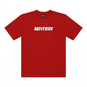 [NSTK] BASIC FULL LOGO TEE (BURGUNDY)