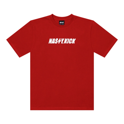 [NSTK] BASIC FULL LOGO TEE (BURGUNDY)