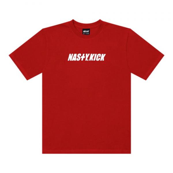 [NSTK] BASIC FULL LOGO TEE (BURGUNDY)