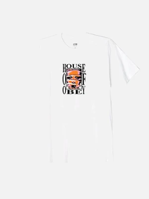 (163081726) HOUSE OF OBEY TEE-WHT