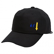 Floor 6-pannel Ball Cap (black)