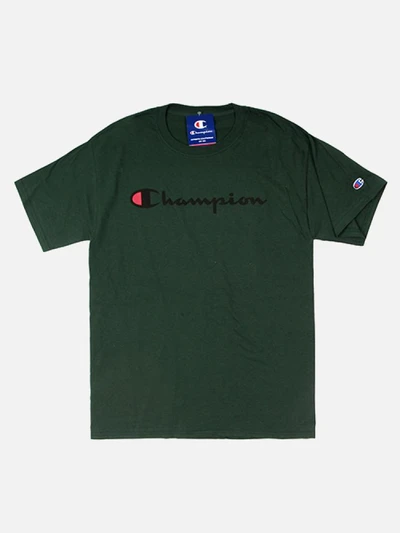 (GT280) 스크립트 그래픽 반팔티 (Y06794) DARK GREEN