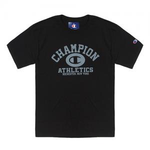 (GT280) 애슬레틱 그래픽 반팔티 (Y07035) BLACK