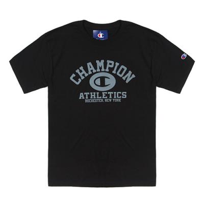 (GT280) 애슬레틱 그래픽 반팔티 (Y07035) BLACK
