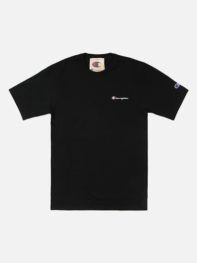 (GT19) 스몰 스크립트 헤리티지 반팔티 (Y06819) BLACK