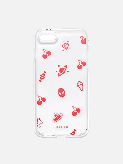CHERRY PATTERN PHONE CASE HS [RED]