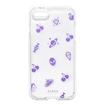 CHERRY PATTERN PHONE CASE HS [PURPLE]