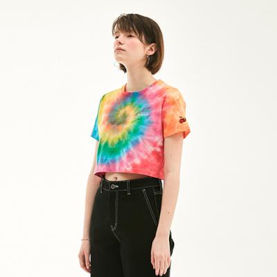 RAINBOW CROPPED T-SHIRT HS [RAINBOW]