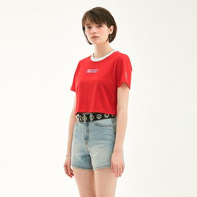KIRSH GIRL CROPPED T-SHIRT HS [RED]