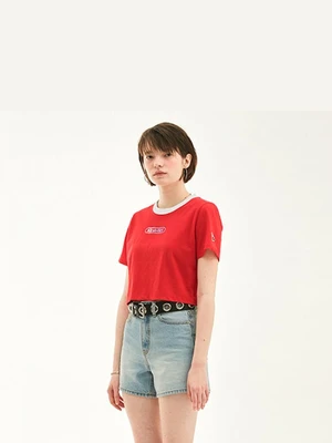 KIRSH GIRL CROPPED T-SHIRT HS [RED]