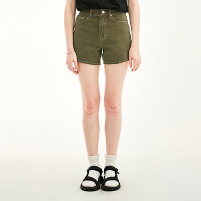 HIGH WAIST SHOT PANTS HS [KHAKI]