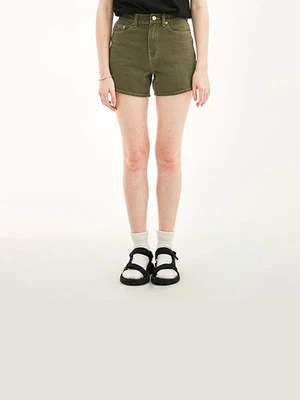 HIGH WAIST SHOT PANTS HS [KHAKI]