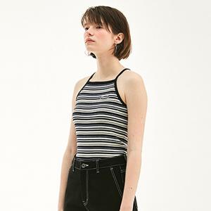 CIRCLE LOGO HALTER NECK HS [NAVY]