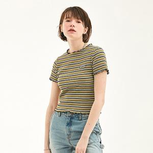 MERROW EDGE STRIPE T-SHIRT HS [GREEN]