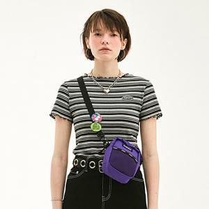 MERROW EDGE STRIPE T-SHIRT HS [BLACK]