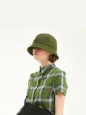KIRSH LOGO BUCKET HAT HS [KHAKI]