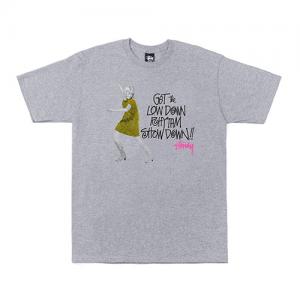 LOW DOWN RHYTHM TEE-GRY