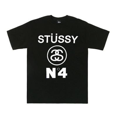 STUSSY NO.4 TEE-BLK